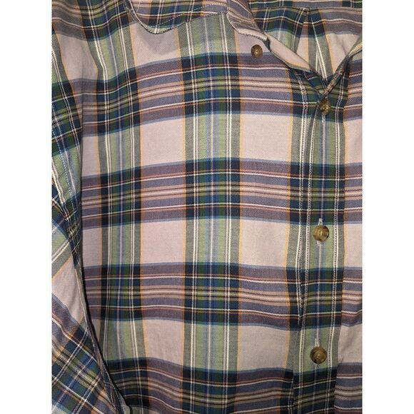 2XL Men's Brooks Brothers Cotton Button Down Plaid Purple Shirt Made In Italy - Picture 11 of 14